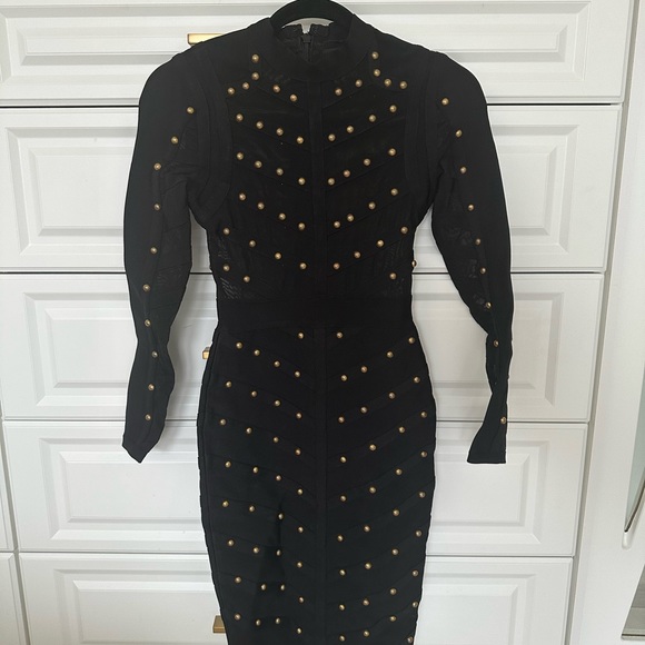 Studded midi dress - Picture 3 of 4
